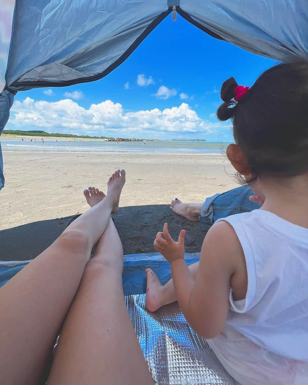 来夏のインスタグラム：「#💝 子どもとすごす日常🕊️  みんなで子育て👩‍👩‍👧‍👦 そんな感じが好きだ🫶  #fam #bff」