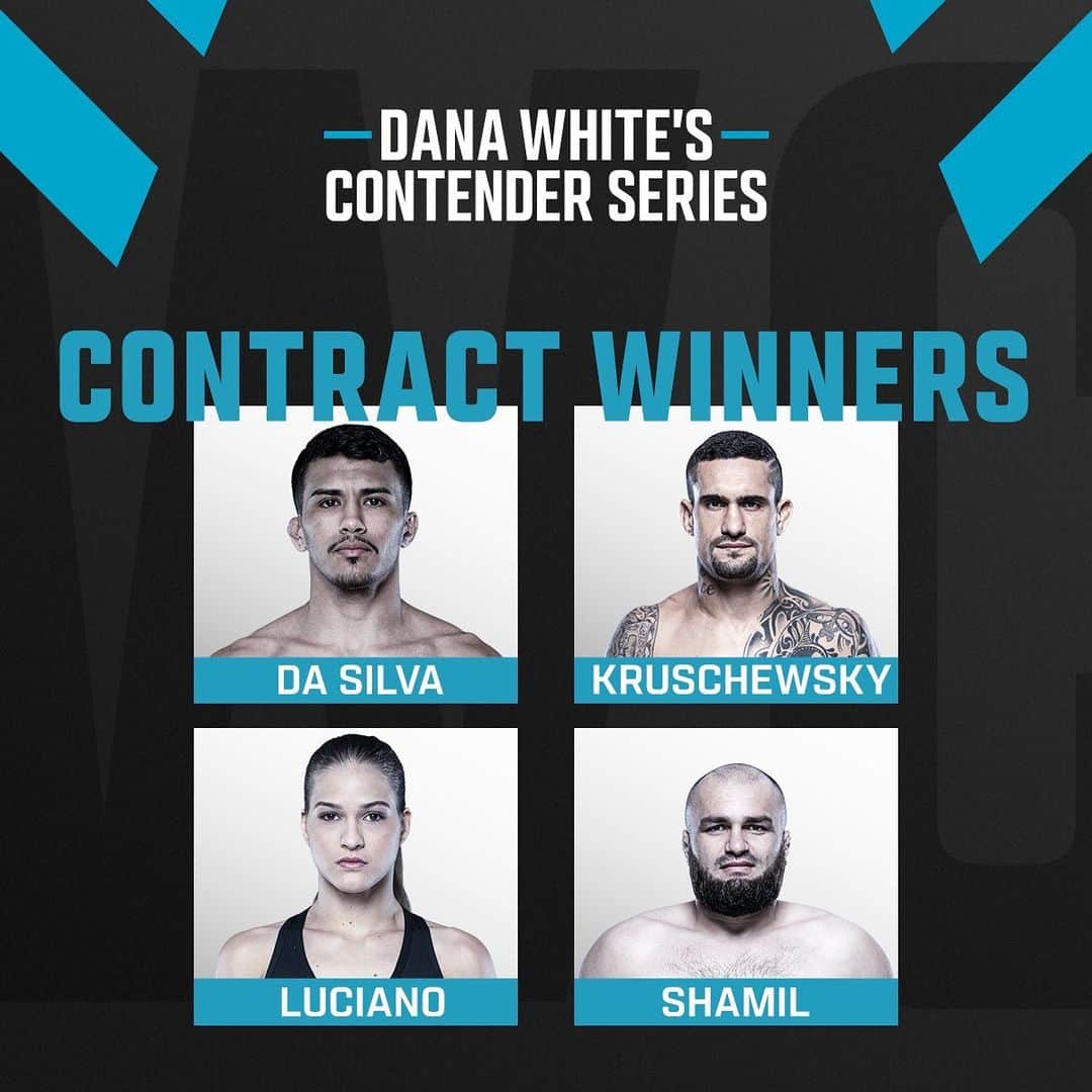 UFCのインスタグラム：「Huge performances from these contract winners! 🔥  Meet the newest additions to the roster after #DWCS Week 7!」