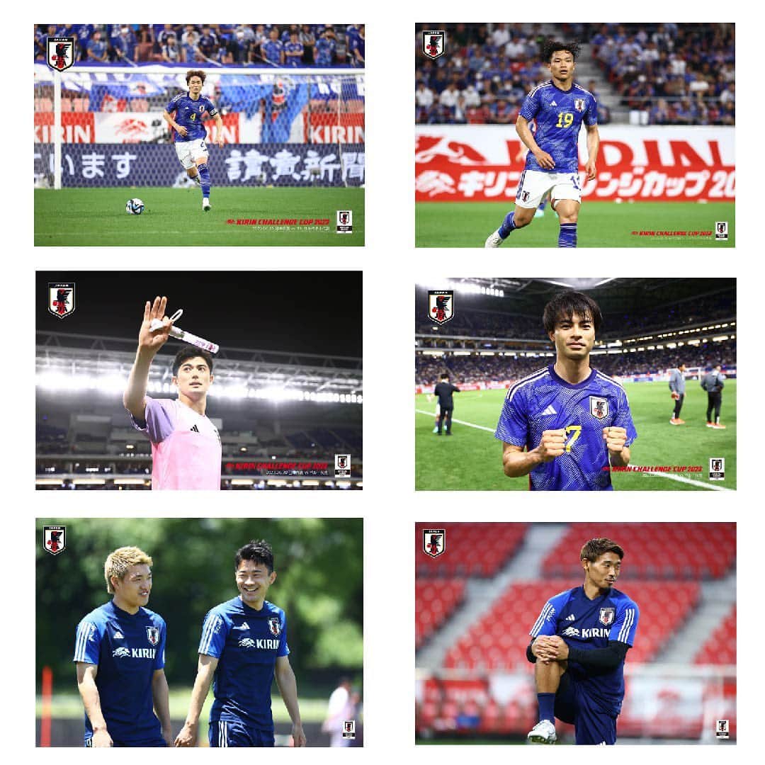 日本サッカー協会さんのインスタグラム写真 - (日本サッカー協会Instagram)「. #サッカー日本代表 🔹 📸オンデマンドフォトサービス ￣￣￣￣￣￣￣￣￣￣￣￣￣￣￣ 6月に開催された #キリンチャレンジカップ 2023 エルサルバドル戦、ペルー戦の集合写真やプレー写真、選手のオフショットなどを販売中！⚽️  お気に入りのシーンを、お好みのサイズで手に入れよう✨  ※写真はサイズにより価格が異なります。 ※JFA STOREとは利用規約が異なるサイトのため、ご利用の際は必ず『サッカー日本代表 オンデマンドフォトサービス』の利用規約をご確認ください。 ※会員登録やカート、送料、お支払い方法などもJFASTOREとは異なりますのでご注意ください。 ※こちらのサービスで販売している商品に関するお問い合わせは、『サッカー日本代表オンデマンドフォトサービス』よりお問い合わせください。  🔗https://imagingmall.com/jfa_photo  #jfa #daihyo  #SAMURAIBLUE #サッカー #soccer #football #⚽️」9月20日 12時02分 - japanfootballassociation