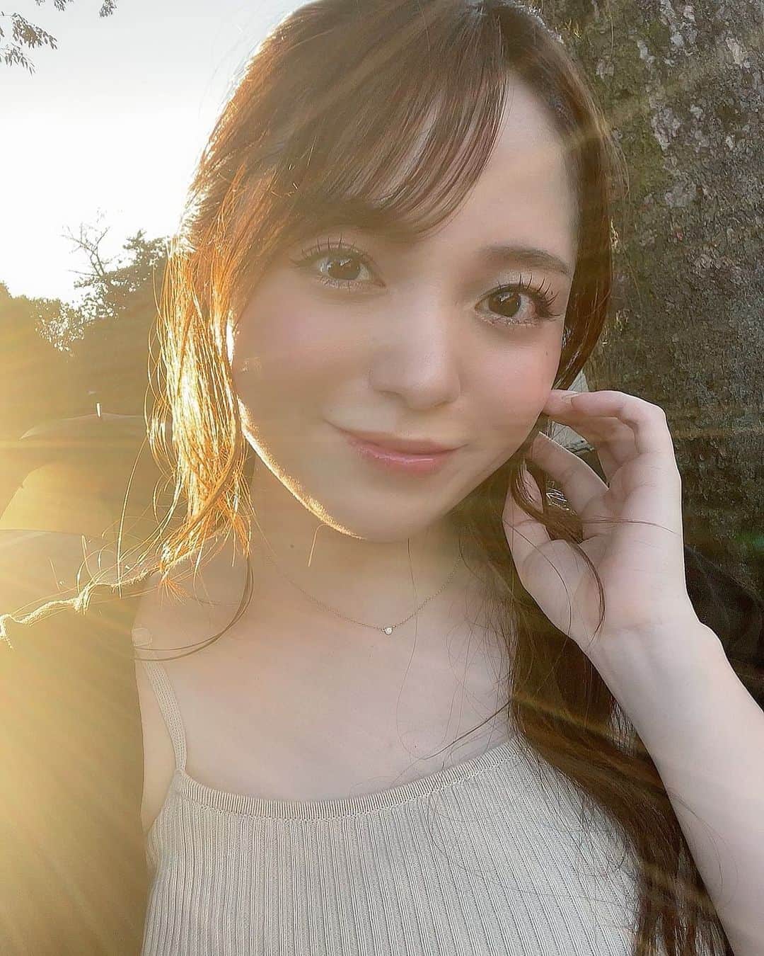 栗原みさのインスタグラム：「. この前のいい感じになった後光さん☀️ . . #栗原みさ #photo #photography #photooftheday #selfie #japanesegirl #horrorfan #instagood #followme」