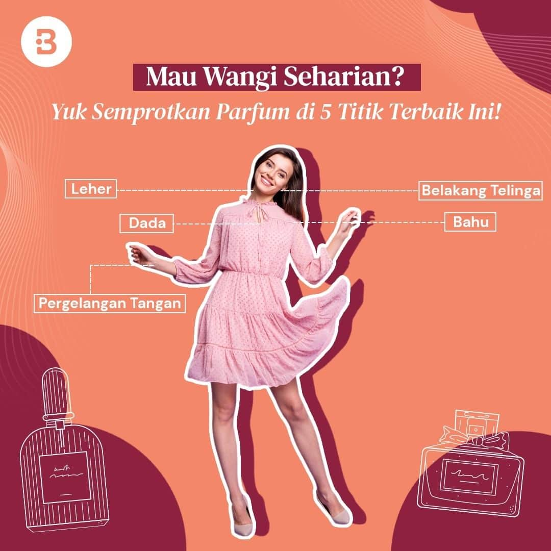 Beauty | Health | Fashionさんのインスタグラム写真 - (Beauty | Health | FashionInstagram)「Parfumnya sih cepet banget habis, tapi kok wanginya juga cepet banget hilangnya?😮  Nah, bisa jadi selama ini kamu pakai parfum hanya asal semprot dan berakhir mubazir, Beauties. Biar wangi parfum kamu bisa nempel seharian, cobain semprot di titik-titik ini, ya.  Coba tag juga temen kamu yang sering banget “mandi” parfum biar dia tahu informasi ini!😍 —-- Jangan lupa untuk follow @Beautynesia.id  untuk berita menarik seputar wanita dan lainnya!  Follow juga instagram : @beautynesianews 💄 @mommyasia.id 🤰🏼👶🏻 —---- #parfum #wangi #harum #wangiparfum #parfumawet #wangiseharian #antibau #baubadan #beautynesiaid」9月20日 12時09分 - beautynesia.id