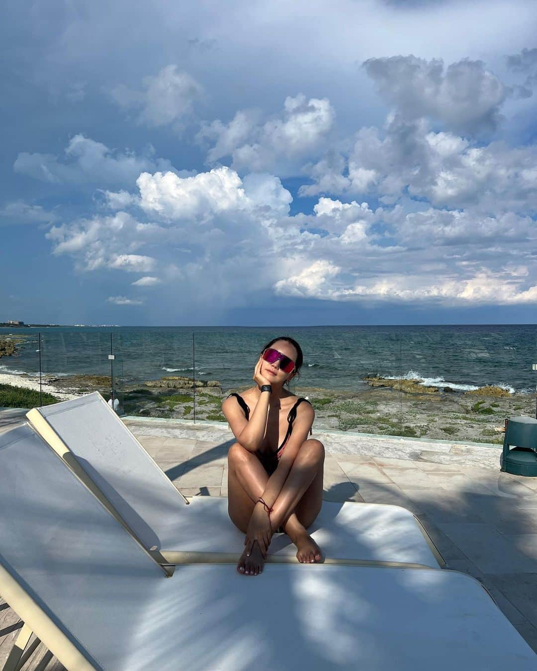 イ・ダヘのインスタグラム：「The best place to chill & relax #cancun」