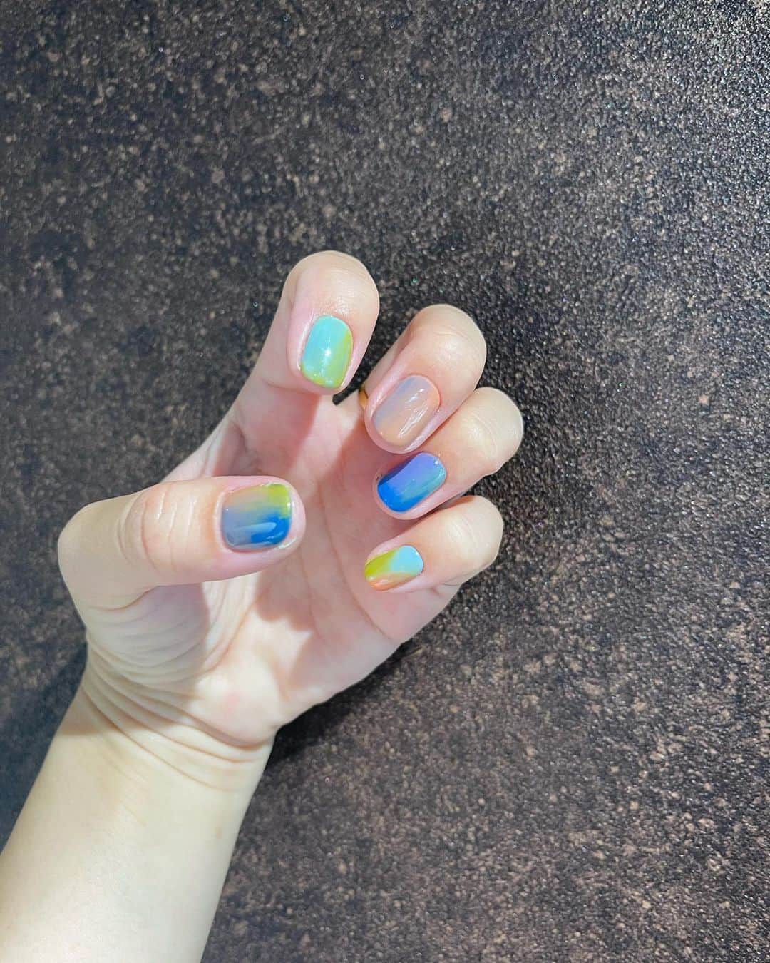 工藤紋華のインスタグラム：「nail @nails.10ayaka   #nail #おしゃれネイル #北九州ネイル #個性的ネイル」