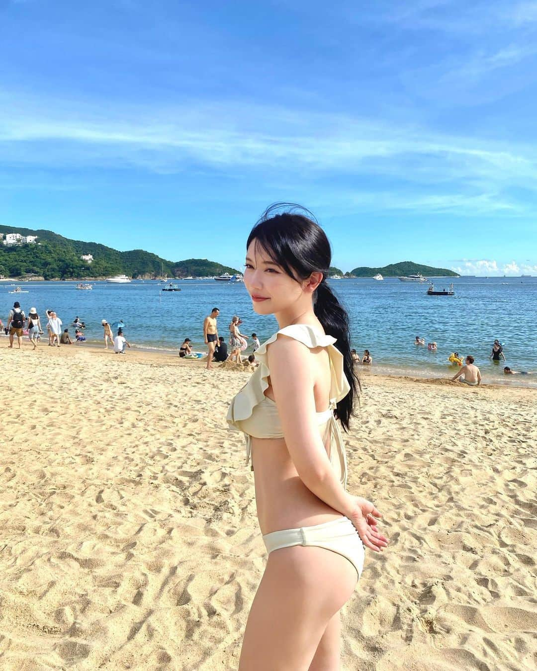 MICのインスタグラム：「おもひで🏝️  今年あんまり海行かなかった｡ﾟ(ﾟ´Д｀ﾟ)ﾟ｡  📍Repulse Bay 淺水灣  　 　　 #repulsebay  #淺水灣 #repulsebaybeach  #beach #date #trip  #水着 #海  #デート #ビーチ #ビキニ  #おでかけ  #swimwear #夏  #夏の思い出  #海外生活  #香港生活 #hkkol #hkinfluencer  #summer #hktravel #hongkongtrip  #泳衣 #泳裝 #swimsuits #bikini」