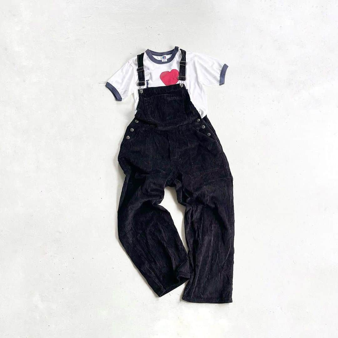 DROP...vintage select shopのインスタグラム：「CAROLINA BLUES Corduroy Overall 【M】」