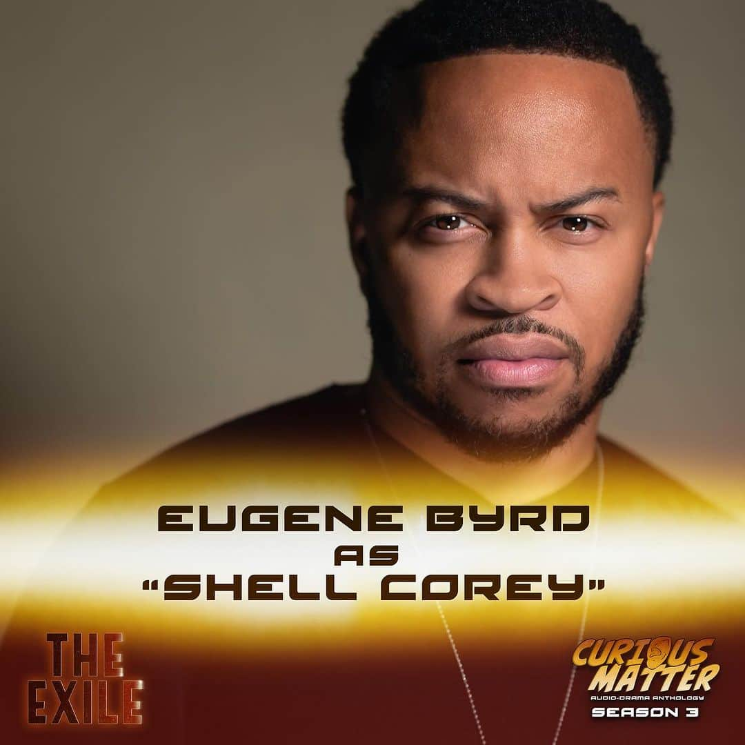 ユージン・バードのインスタグラム：「The amazing announcements just keep going! We are so excited to welcome the immense talent of Eugene Byrd to the cast.  He joins us as “Shell Corey,” a smuggler and outsider who ends up entangled with Bryce the Exile in more ways than one. BACK US ON KICKSTARTER TODAY! Link in bio and comments」