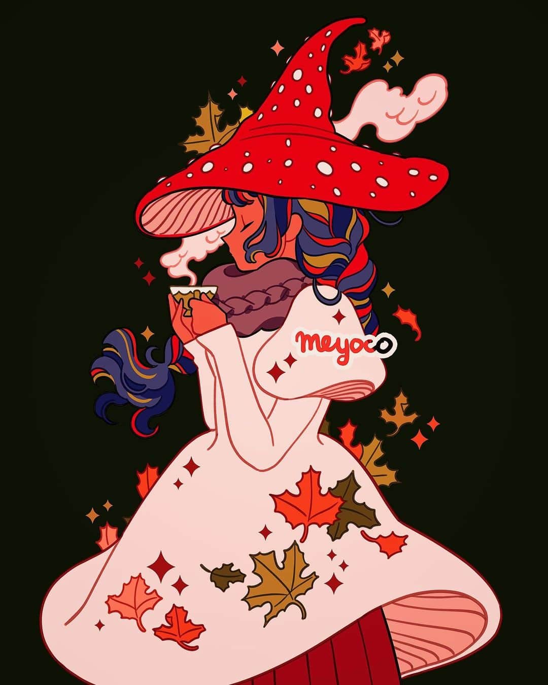 meyocoさんのインスタグラム写真 - (meyocoInstagram)「autumn colors 🍄🍁🍂🧡」10月5日 3時20分 - meyoco