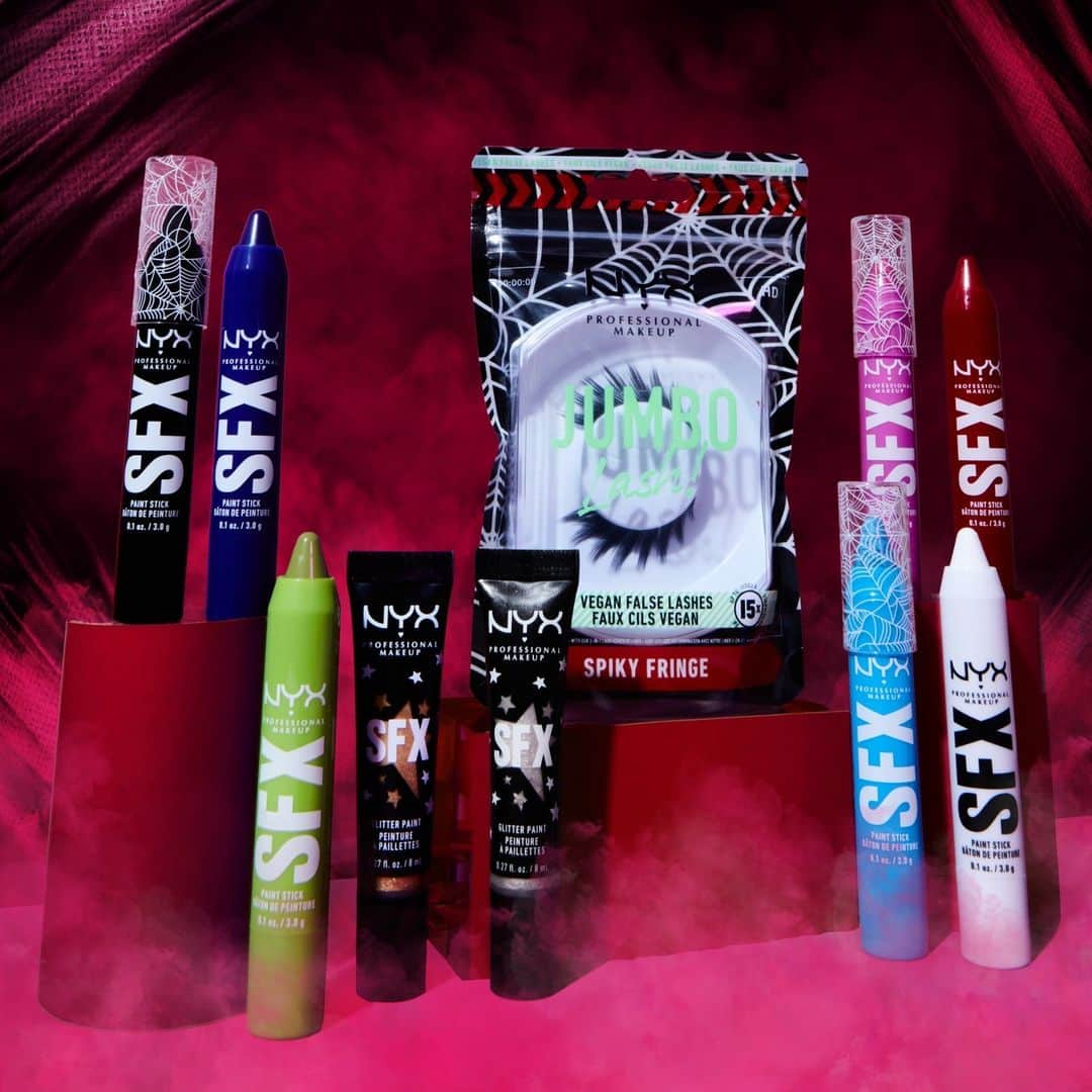 NYX Cosmeticsさんのインスタグラム写真 - (NYX CosmeticsInstagram)「🎃GIVEAWAY ALERT🎃 and this one's spookily epic 👻🕷️✨ one lucky winner will receive our ENTIRE Halloween collection complete with all 7 shades of our brand new SFX Paint Sticks, both SFX Glitter Paints, and a pair of our Spiky Fringe Jumbo Lashes! ✨  here's how to enter:  🕷️ FOLLOW @nyxcosmetics 🕷️ LIKE this post 🕷️ TAG the person you're going trick or treating with! 🕷️ BONUS: comment 👻 on our recent posts  US Only. No purchase necessary. You must be 16+ and a legal resident. Starts at 12:00 PM PT on 10/4 and ends at 12:00 PM PT on 10/8. Odds of winning depend on the total number of entries received.」10月5日 4時00分 - nyxcosmetics