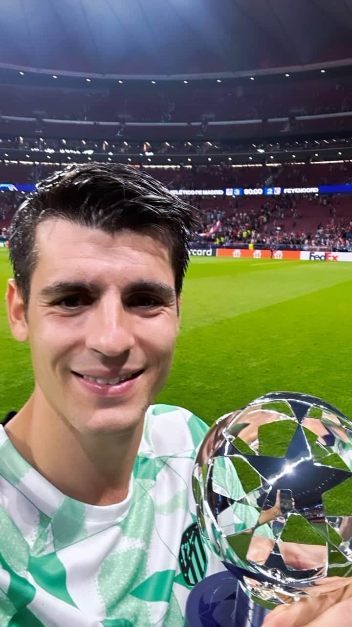 アルバロ・モラタのインスタグラム：「Ladies and gentlemen: Player of the Match 💫」