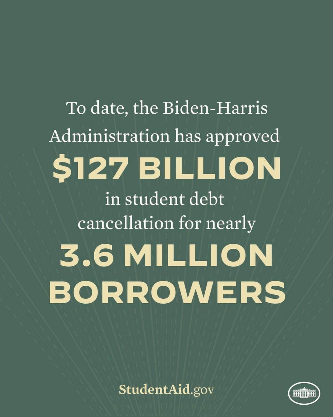 The White Houseさんのインスタグラム写真 - (The White HouseInstagram)「Some big news on student debt relief.」10月5日 5時15分 - whitehouse