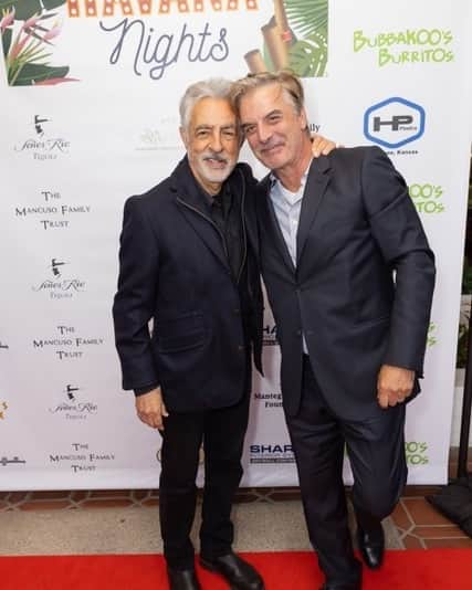 クリス・ノースのインスタグラム：「Joe Mantegna one of my favorite actors  and a true gentleman- hosted this event -Havana Nights- with Andy Garcia- a great night for a great cause- some outstanding cigars!#havana nights # law and Order」