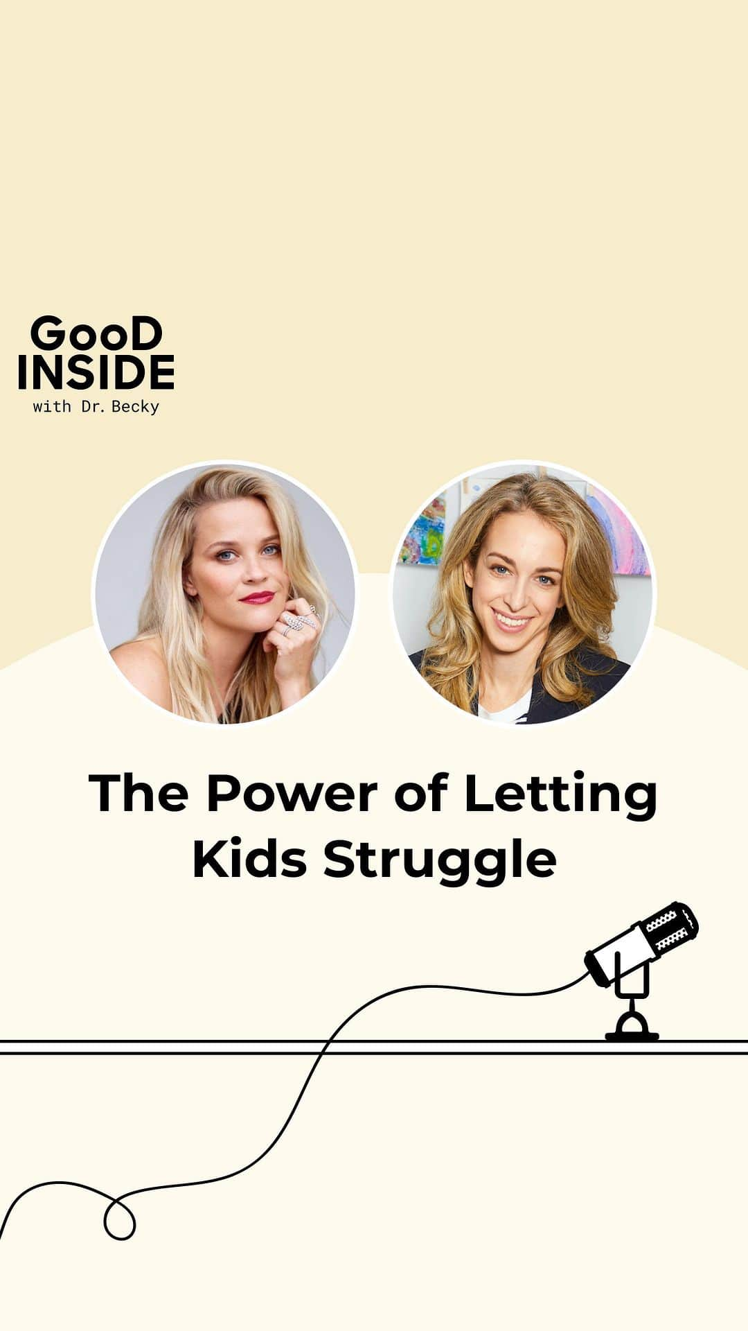 リース・ウィザースプーンのインスタグラム：「Why is it powerful to let our kids struggle?  Resilience is our ability to get through the hard things that come our way - instead of collapsing in a meltdown, avoiding taking on challenges, or expecting others to make things better for us.  ⭐Success and “good behavior” require resilience.⭐  And maybe the most inconvenient part? Resilience is built in moments of struggle - which means we must tolerate our kid’s struggling, without “jumping in” and “saving the day”.  Tune into the latest episode of “Good Inside with Dr. Becky” to hear @drbeckyatgoodinside and @reesewitherspoon talk through the power of letting kids struggle, the true definition of confidence and more.  This podcast is available on goodinside.com, Apple Podcasts, Spotify, or wherever you listen!  Want more on resilience? Check out the link in @drbeckyatgoodinside ‘s bio for more!」