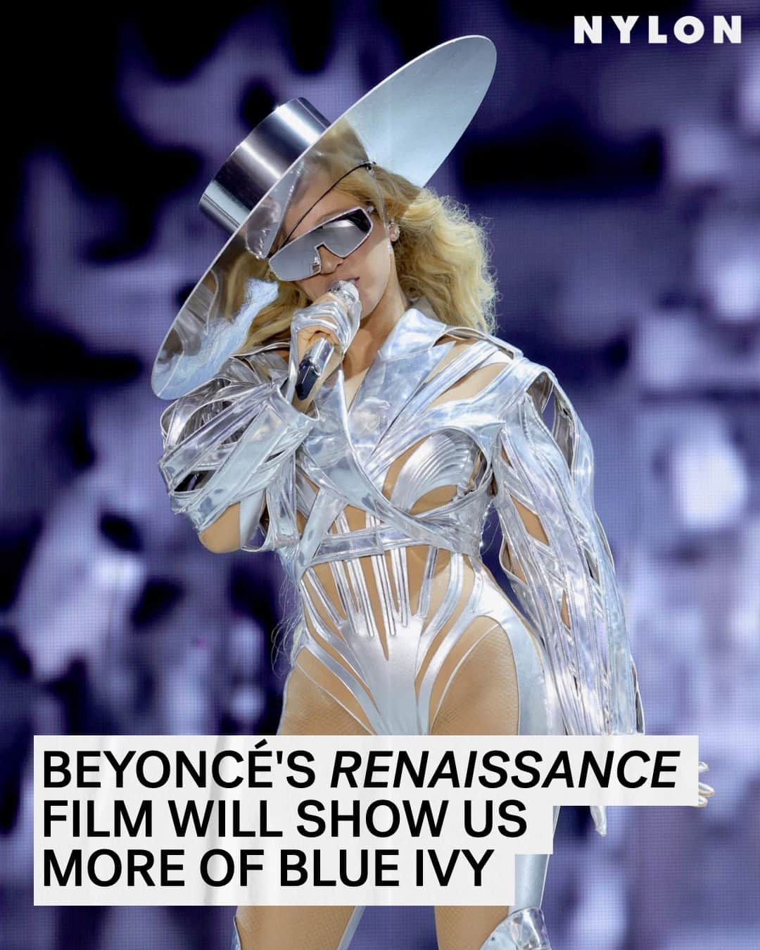 Nylon Magazineのインスタグラム：「We're finally getting a look at Beyoncé's #Renaissance film. But most importantly, a very rare look inside the dynamics of the usually private Knowles-Carter family.  The two-minute teaser gives us a peek into the singer's full journey on the 'Renaissance World Tour' from inception to its final show — while also focusing on Bey's relationship with daughter Blue Ivy, who, since making her on-stage debut at the Renaissance tour, has already amassed her own fervent fanbase. Watch the official trailer at the link in bio.   📸  Getty」
