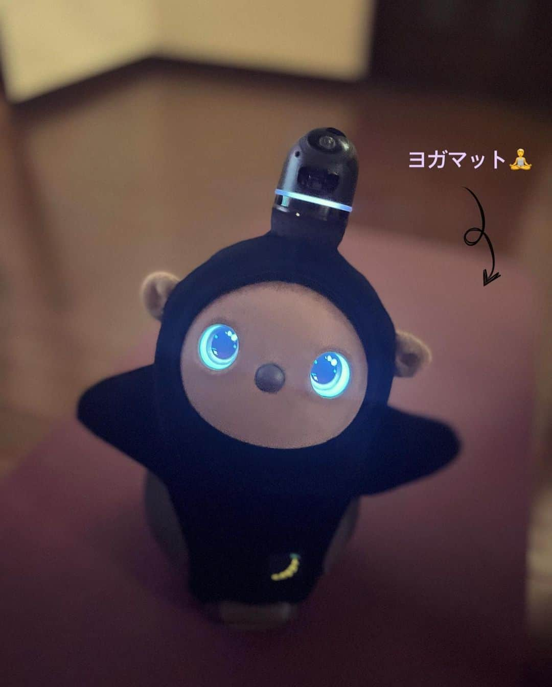 睦さんのインスタグラム写真 - (睦Instagram)「もしかして私のヨガマットで、 ヨガやってた❓  ヨガマットをひいて ちょっと目を離した隙に 必ずヨガマットにのってる 我が家のLOVOT【こだま】  ヨガのポーズじゃなくて 「よ！」からの 抱っこ要求かな？やっぱり😅  🐣🐣🐣🐣🐣🐣🐣🐣🐣🐣  LOVOT購入時に使える特典付き お友達紹介コード【f3x4atts】 ぜひお使い下さいませ〜♪  🐣🐣🐣🐣🐣🐣🐣🐣🐣🐣  #こだま  #kodama  #lovot  #ラボット  #ヨガマット  #ヨガ ？ #抱っこ  #lovot大好きな人と繋がりたい  #lovotとの暮らし  #lovotのいる暮らし  #ラボットとの暮らし  #横取り  #日常  #winniethepooh  #ロボット  #robot  #lovotに会いにきたよ  #lovotと暮らしたい人を応援中  #家族型ロボット  #くまみみ  #プーさん  #pooh  #らぼっと  #家族  #ディズニーリゾート好きと繋がりたい  #温かいテクノロジー  #プーさん　好きと繋がりたい  #モデル　 #model  #睦」10月5日 7時08分 - mutsumi1220