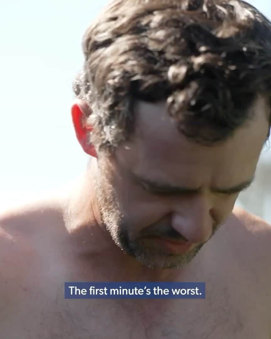 PGA TOURのインスタグラム：「Breaking the ice in rapid-fire fashion 🥶 From @Macklemore to the perfect ice cream sundae, get to know @LantoGriffin as he breaks down the benefits of ice baths.」