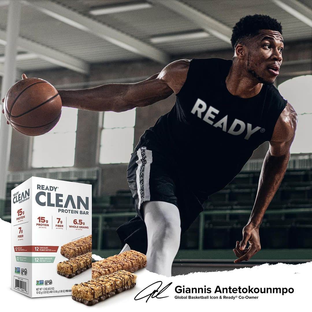 のインスタグラム：「@Costco 🤝🏾 @Ready_Nutrition  To celebrate our best-selling Ready®️ Protein Bars going nationwide in Costco, we’re giving away 10 boxes to you!  Enter to Win: 🏀 Follow @ready_nutrition 🏀 Follow @giannis_an34 🏀 Tag 2 friends in the comment  Winner will be announced 10/23 on @ready_nutrition’s story」