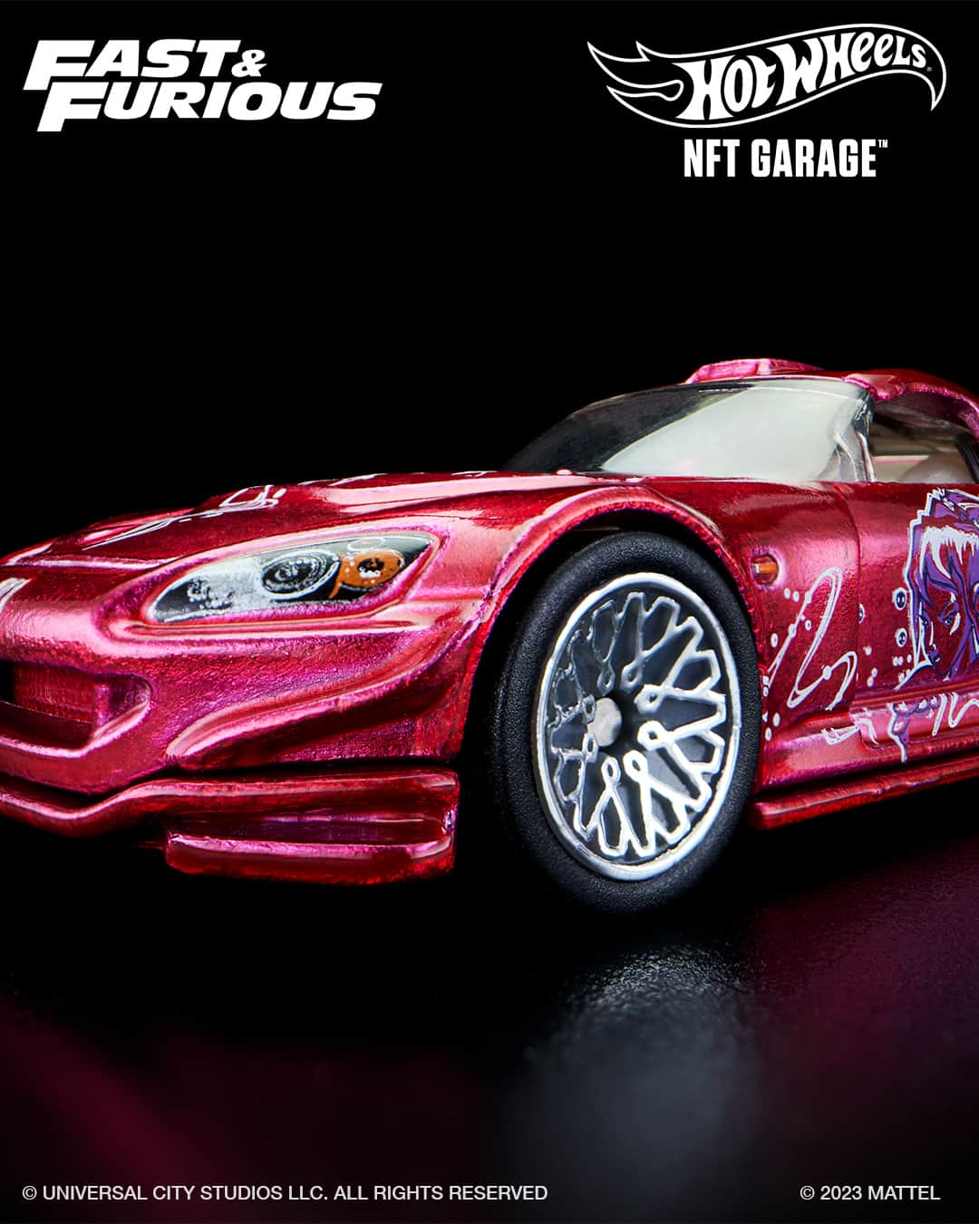 Hot Wheelsさんのインスタグラム写真 - (Hot WheelsInstagram)「There’s only one way to get the ultimate prize.  Collect all 19 digital cars to get your hands on the physical die-cast edition of Suki’s Honda S2000 from 2 Fast 2 Furious!  To learn more about Hot Wheels NFT Redemption, visit: MattelCreations.com」9月21日 2時10分 - hotwheelsofficial