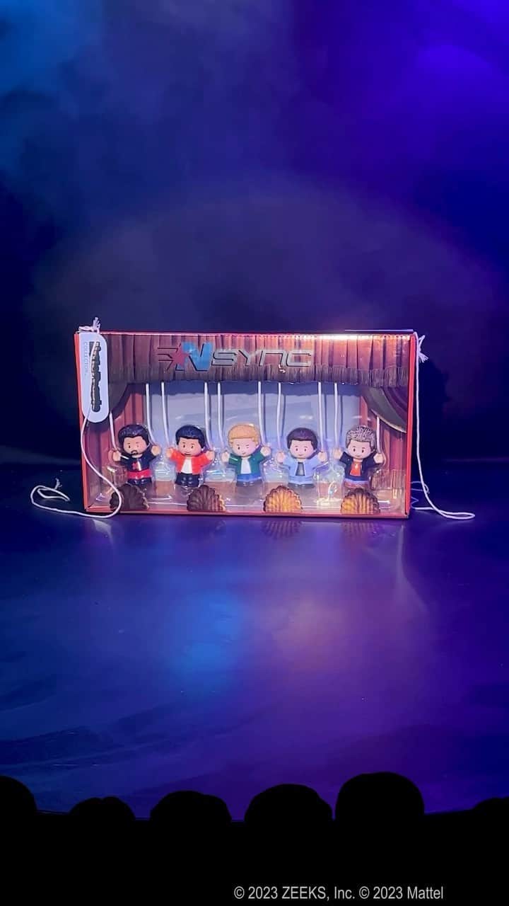 Mattelのインスタグラム：「Might sound crazy but it ain’t no lie... Little People Collector™ *NSYNC figure set available now @amazon」