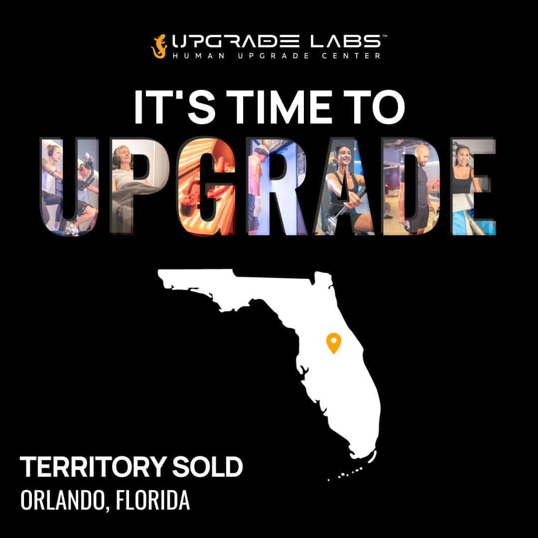 デイヴ・アスプリーのインスタグラム：「Get ready for an exciting announcement! Upgrade Labs is expanding to Orlando, Florida 🤩🙌🎉 Prepare yourself for a revolutionary experience as cutting-edge performance, recovery, and cognitive technology is making its way to your neighborhood! Get ready to unleash your new potential! 💪🏽🧠 #UpgradeLabs #biohacking #biohacker #franchise #OrlandoFlorida #Orlando #Florida」