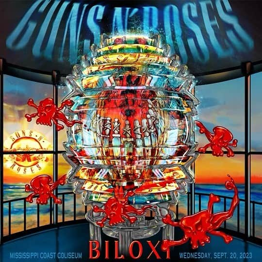 Guns N' Rosesのインスタグラム：「Biloxi, what do you wanna hear tonight? 🔥」