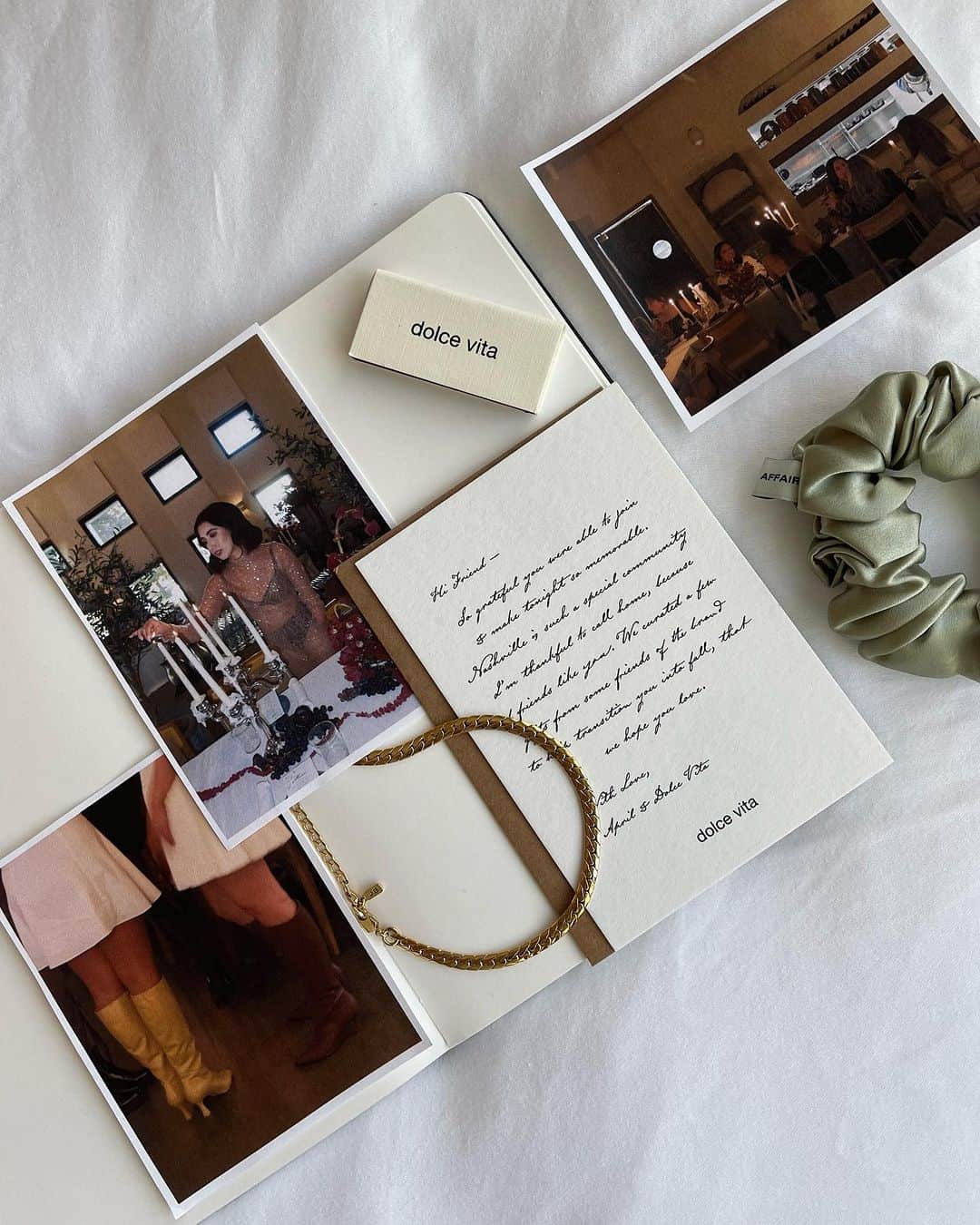 ドルチェヴィータのインスタグラム：「We visited Nashville to host a special dinner alongside our friend @aprillockhart — here are some photos from the night 🥀」