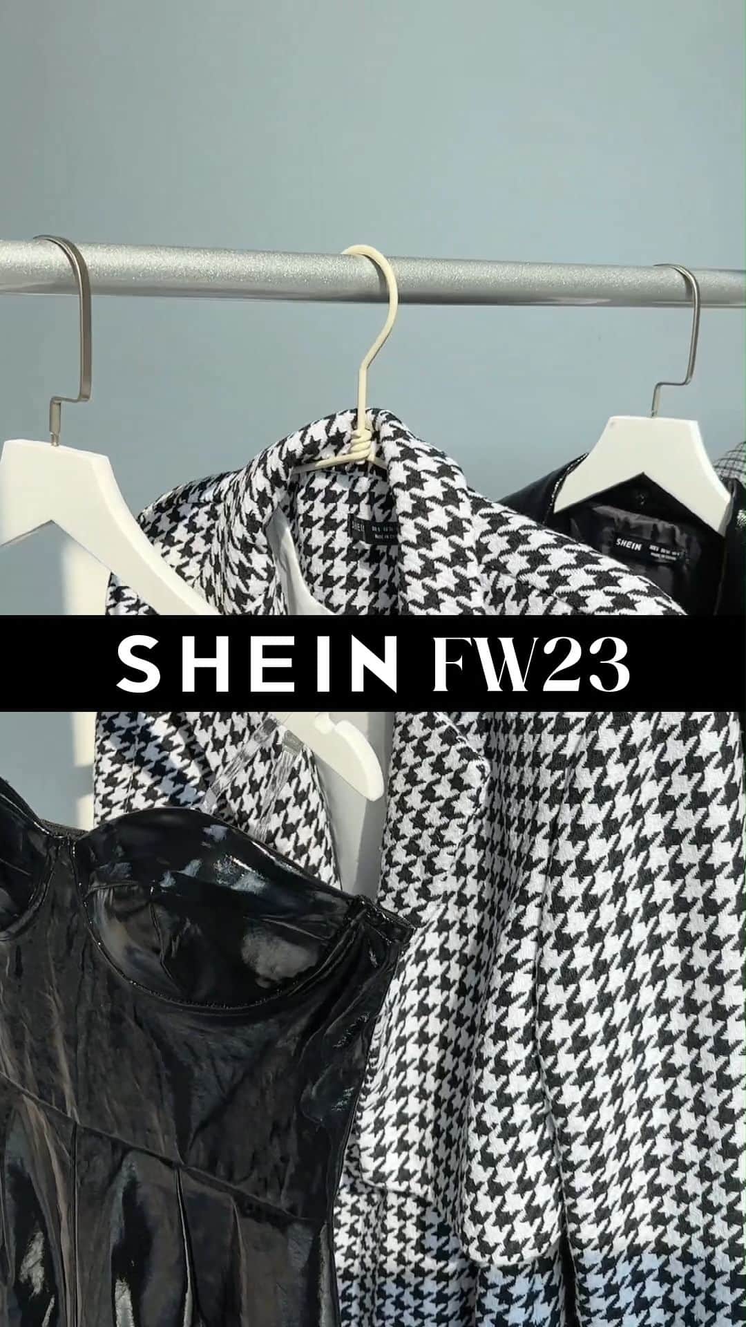 SHEINのインスタグラム：「Posh but make it 💥🖤 POP 🖤💥 Our Iconic Chic collection elevates elegance with refined styles that take classic cool to a whole new level 💫   🔗:https://shein.shop/r5b4wb6  #FrontRowLive」