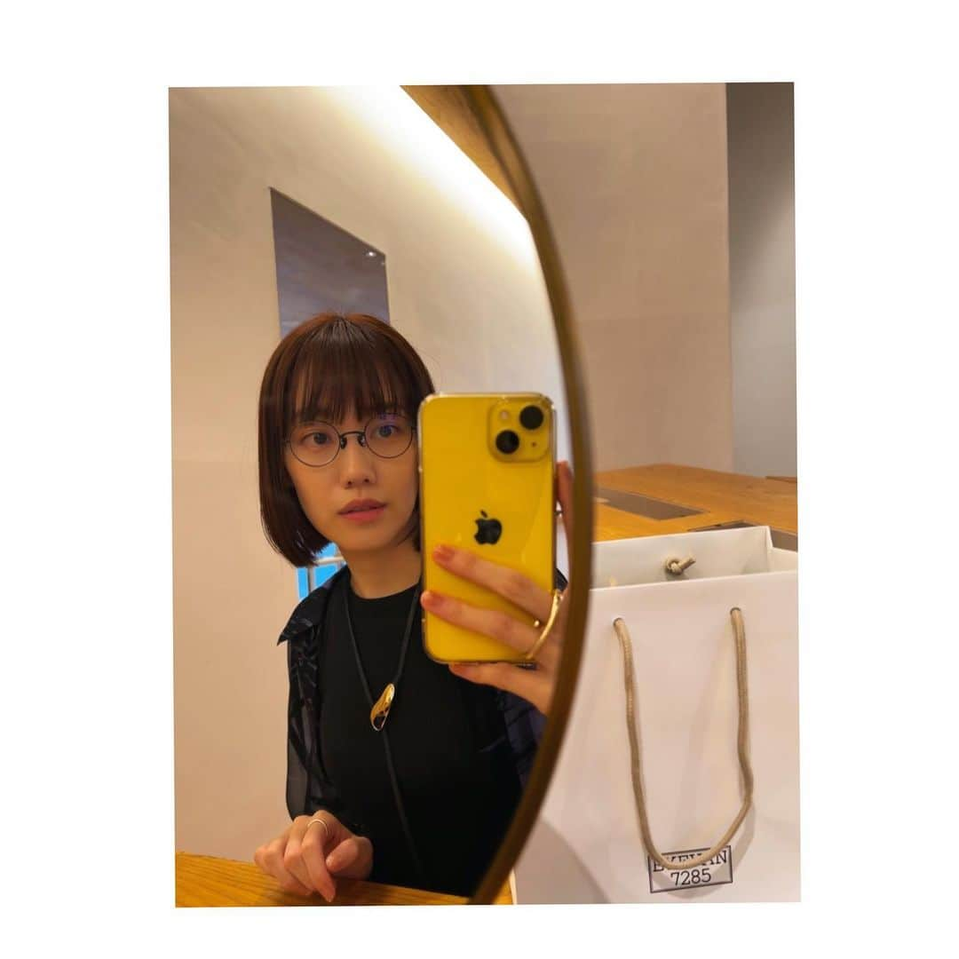 田中こなつのインスタグラム：「👓👓  10eyevan をお迎えに行ってきました。  #10eyevan #eyevan」