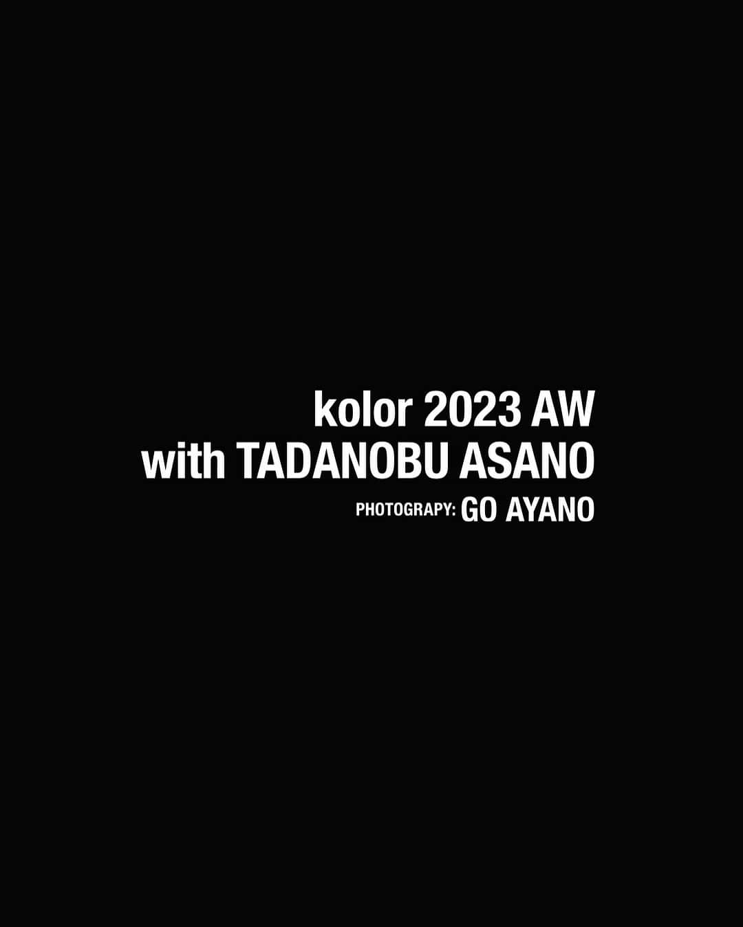 kolorさんのインスタグラム写真 - (kolorInstagram)「⁣  ⁣ SWITCH OCT. 2023⁣ ⁣ kolor 2023AW⁣ with TADANOBU ASANO⁣ shot by GO AYANO⁣  ⁣  ⁣ #浅野忠信 #綾野剛 #switch_magazine #kolor #kolorofficial #AW23」9月20日 18時00分 - kolorofficial