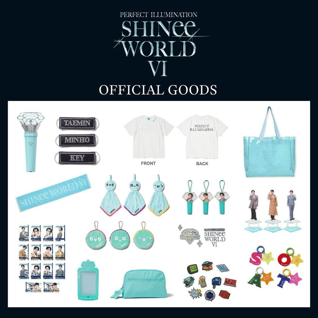 SHINeeさんのインスタグラム写真 - (SHINeeInstagram)「「SHINee WORLD VI [PERFECT ILLUMINATION]」のグッズ販売及び「SHINee STORE」アプリのリリースが決定！  ミントカラーで埋め尽くされたラインナップが勢揃い💎 アプリ限定のランダムトイや会場受取機能にも注目してください♪  👉https://shinee.jp/news/2023/0920_2097.html  #SHINee #SHINee_WORLD #SHINee_WORLD_VI」9月20日 18時01分 - shinee_jp_official