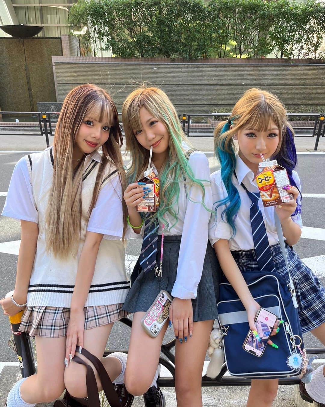 egg公式さんのインスタグラム写真 - (egg公式Instagram)「🌈today's egg snap💖 あいさ×ゆあな×じゅな💞 今日 ...
