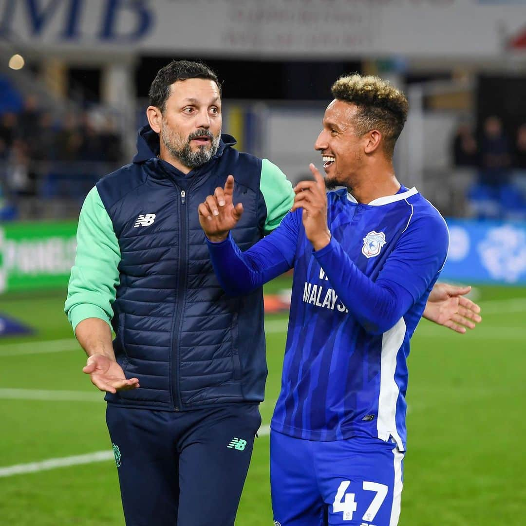 カラム・ロビンソンさんのインスタグラム写真 - (カラム・ロビンソンInstagram)「Important to back up Saturday night with another strong performance. Brilliant from the lads to get all 3 points again 👊🏽💙 #cardiffcity」9月20日 18時09分 - callumrobinson7