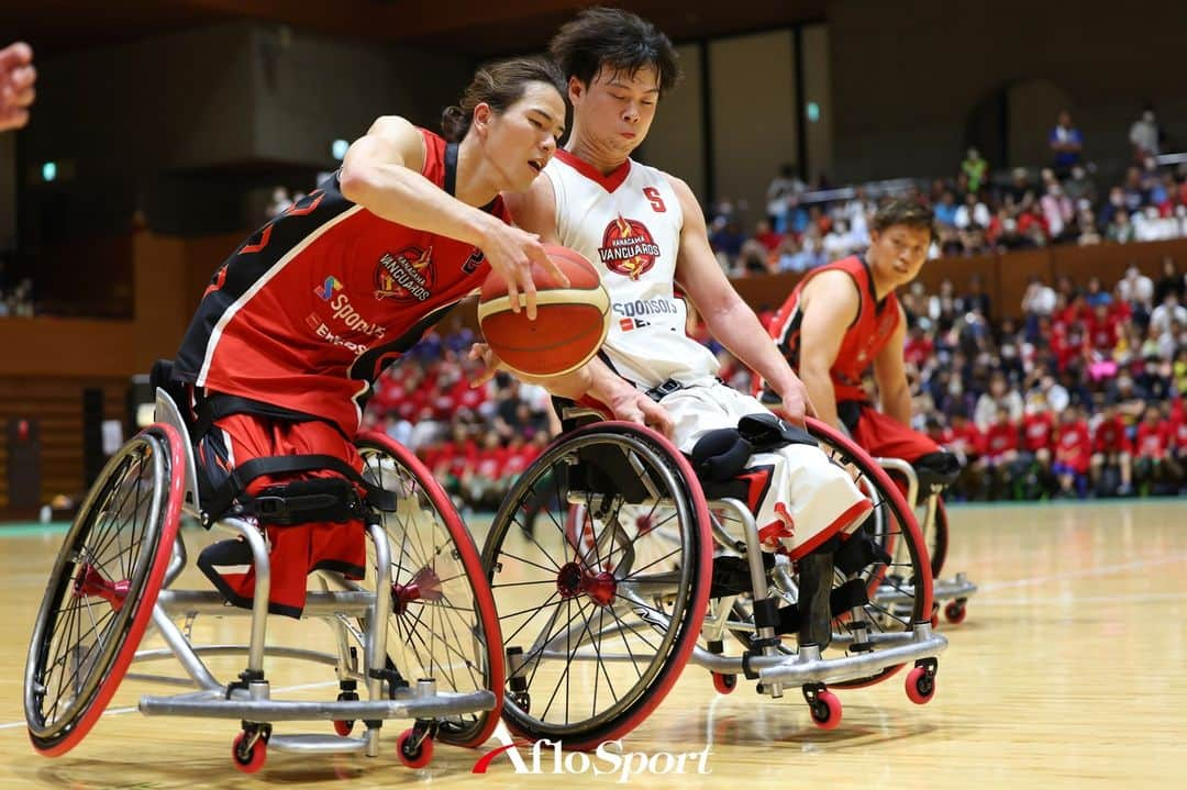 アフロスポーツのインスタグラム：「鳥海連志/Renshi Chokai, 丸山弘毅/Koki Maruyama, JUNE 17, 2023 - Wheelchair Basketball :  Wheelchair Basketball event "Why not ? In Ehime" at Matsuyama city comunity center in Ehime, Japan.   Photo: @yohei_osada.aflosport  #sportphoto #sportphotography #スポーツ写真」