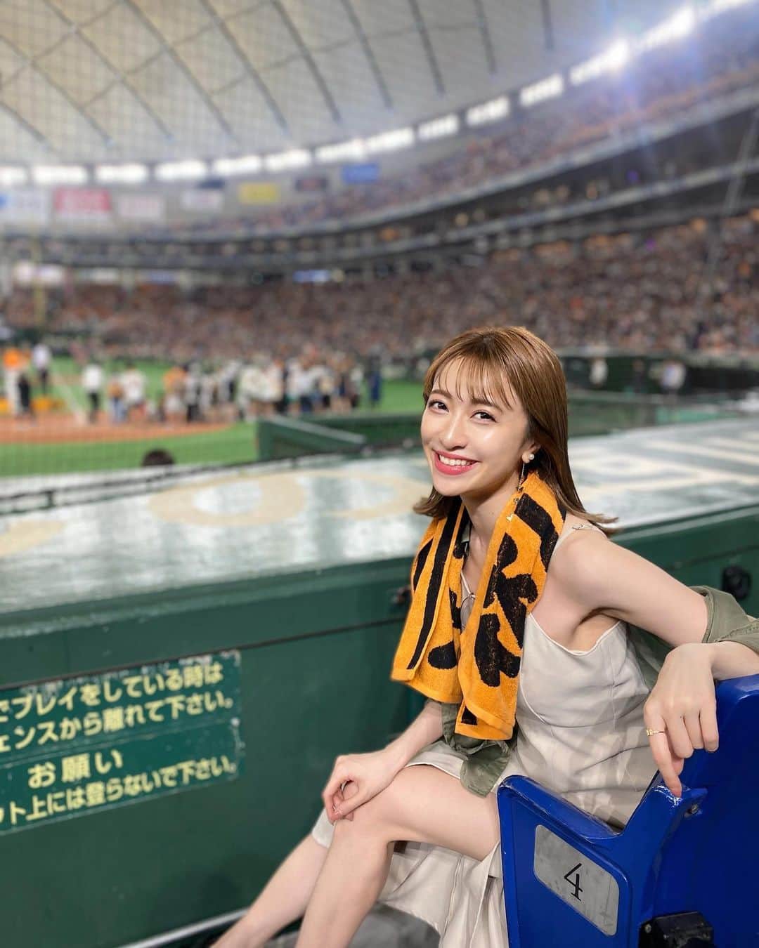 新部宏美のインスタグラム：「⚾️  夏が終わるまでに 載せていない思い出の写真を載せなきゃ！！ 風邪からやっと復活🤧」