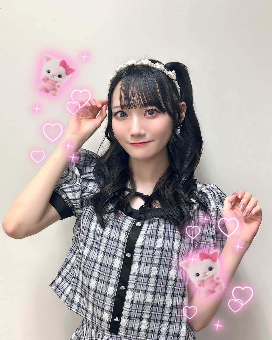 本田珠由記さんのインスタグラム写真 - (本田珠由記Instagram)「🐈🐹🎀🤍🐹🐈🎀 かわいいセットアップっ♡ٍ ٛ . ̫ . ٛ ٍ ねこちゃんステッカーはってみたの🥹  #pium さん♡」9月20日 20時14分 - honda_miyuki__