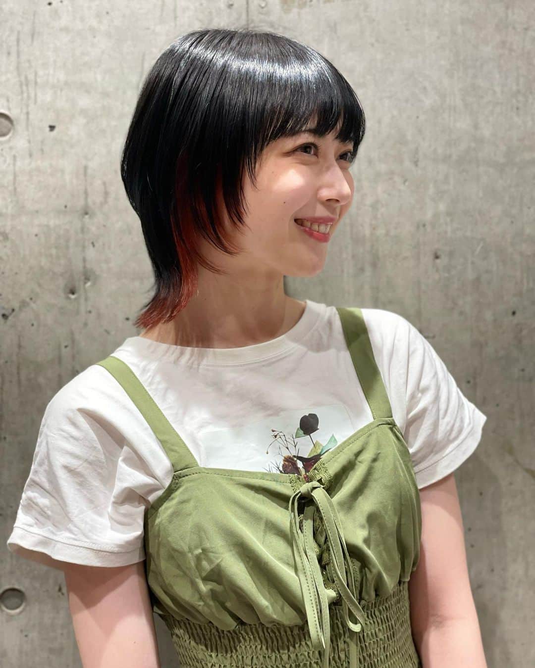 彩木咲良さんのインスタグラム写真 - (彩木咲良Instagram)「☺︎ インナーカラーオレンジにしたよ🍊 好きなキャラとかはオレンジ髪が多い」9月20日 20時28分 - ayakisakura_official