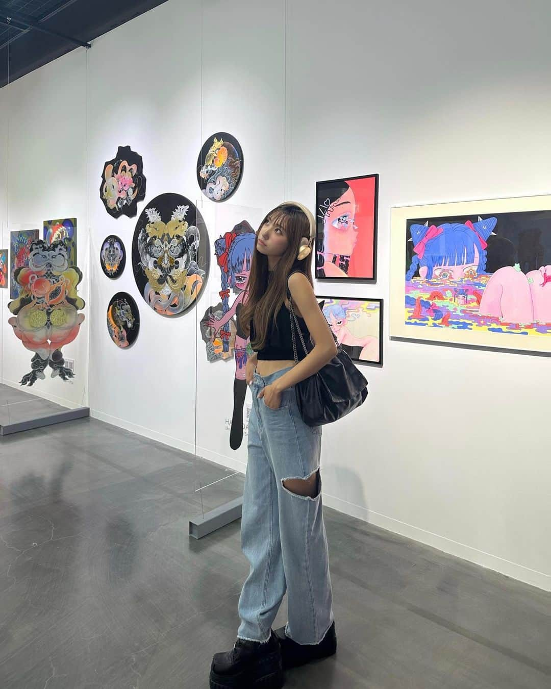 下北姫菜さんのインスタグラム写真 - (下北姫菜Instagram)「・  📍Diesel Art Gallery  #dieselartgallery #fashion #zara #chico」9月20日 21時04分 - hina_shimokita