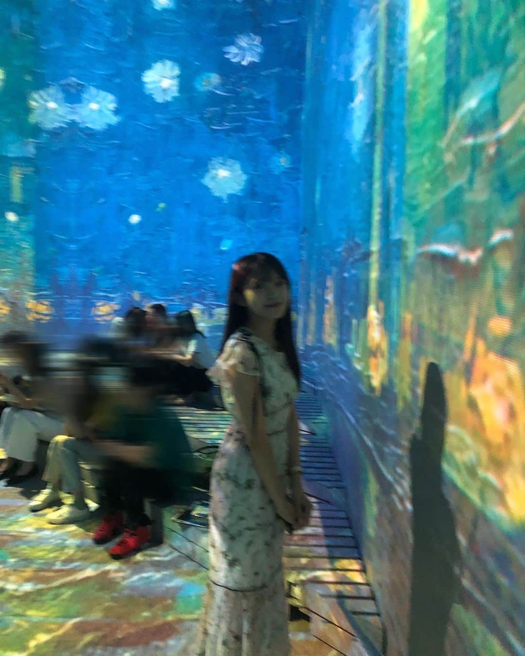 大賀咲希さんのインスタグラム写真 - (大賀咲希Instagram)「Immersive Museum 🌍  絵の中に入ってるみたい 癒された〜  #immersivemuseumtokyo2023  #日本橋 #ミュージアム」9月20日 21時06分 - saki_ohga