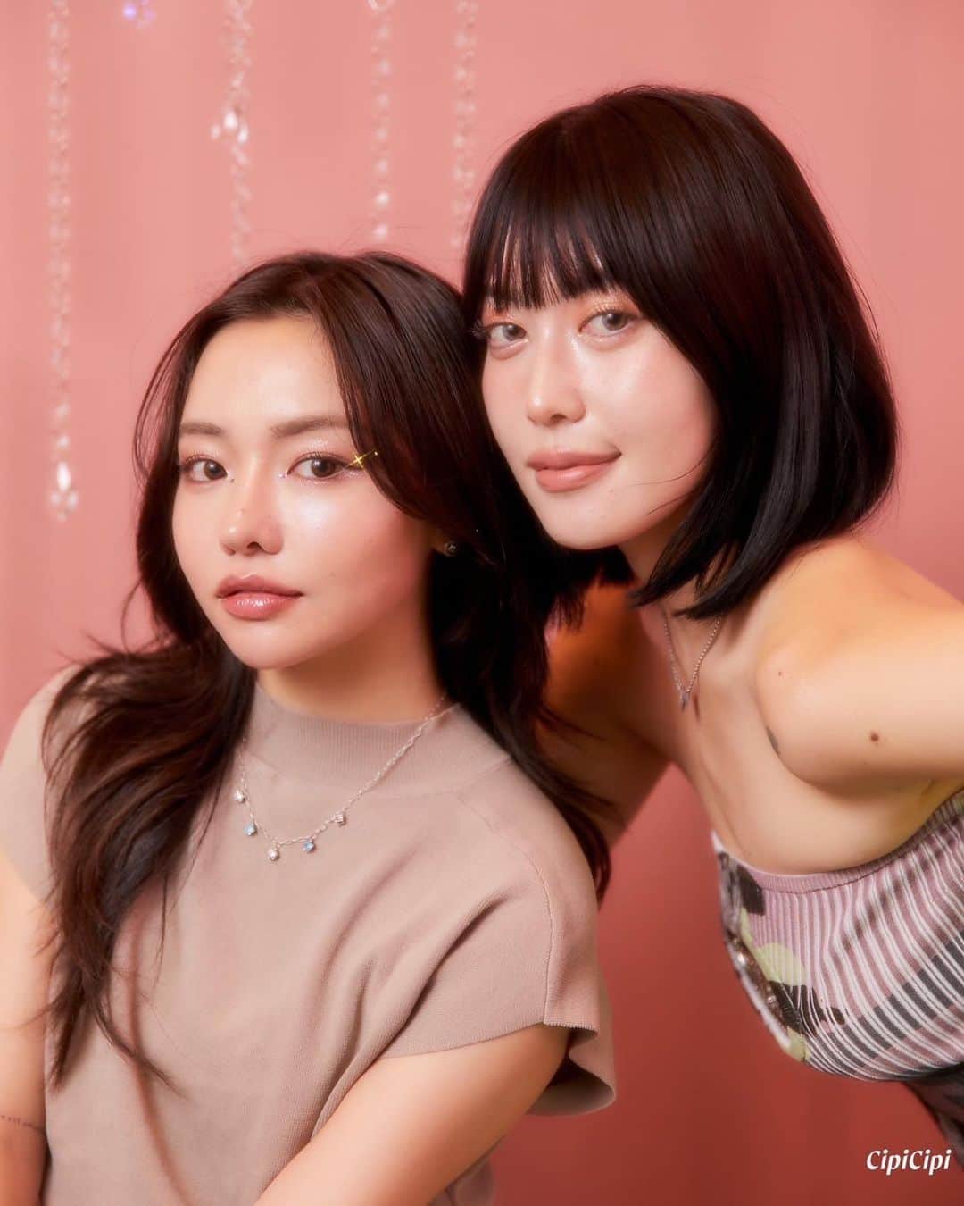 柚月瀬那のインスタグラム：「@cipicipi_official 3周年おめでとうございます💯👏🏻💖  @espoir_jp との秋のコラボ新商品でプロのメイクさんにメイクしてもらいました💞 アイシャドウもキラキラしてて使いやすい色ばかりで最高なの‼️ リップもプロの方に選んでもらった😌 たくさん @cipicipi_official でメイクしよっと😍  #cipicipi #pr」