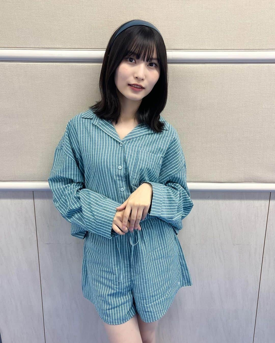 福岡聖菜さんのインスタグラム写真 - (福岡聖菜Instagram)「パジャマ🫶🏻  ちょうどこの間買ったカチューシャと相性が良すぎて嬉しかった😉💐実は @daiso_official さんのでした〜  #snidelhome #daiso #パジャマ #パジャマコーデ #グリーンコーデ」9月20日 22時16分 - seina___ff