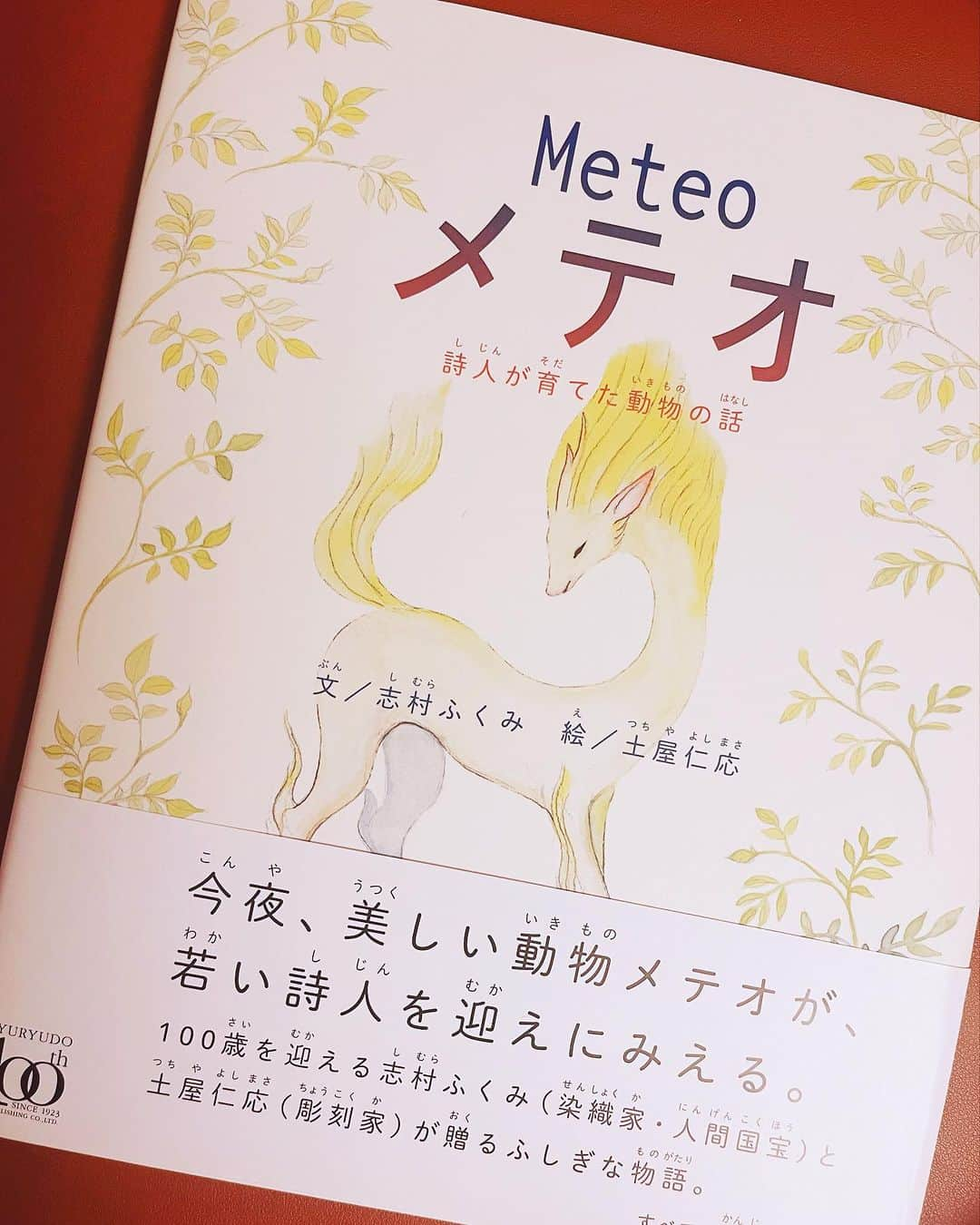 新津由衣のインスタグラム：「そして 素晴らしい絵本も 贈ってくれました📕🥹🙏  言葉にすると薄れてしまいそうだから言わないけれど、 こういう世界の感触を わたしたちは忘れたくないんだなと思います💎  そしてこんな風にカタチに残せる作者の方々を とても尊敬しています✨  ゆうりちゃんと 今後の新津由衣の世界についても 歩みをすすめました🔑 そろそろ、あれをやりましょうかと。  妄想がいつも光の未来へ連れて行ってくれます  わくわくする方を選ぶ！  ということを一生続けたいね✨  #メテオ #志村ふくみさん #土屋仁応さん #志度ゆうり #新津由衣」