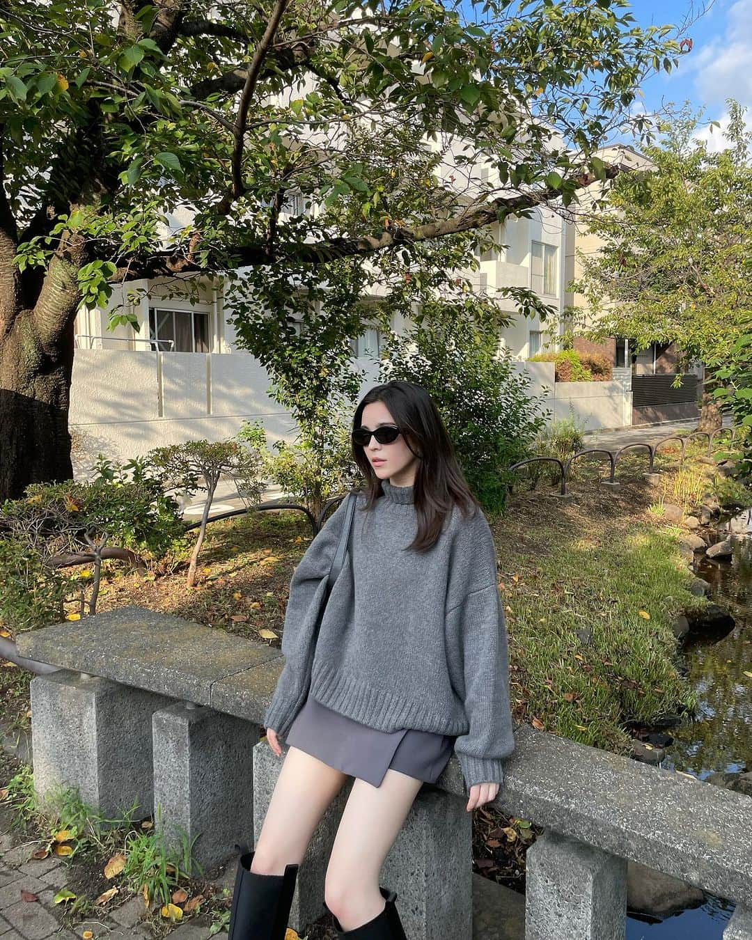 ケルク ハナさんのインスタグラム写真 - (ケルク ハナInstagram)「COS AW 23🩵🩶🩵🩶  @cosstores  @cosstores_jp  #cosjapan #pr」9月20日 22時48分 - hanna6587