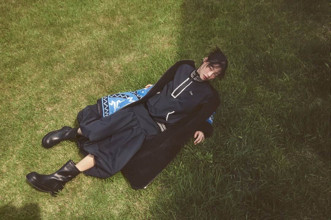 シー ニューヨークのインスタグラム：「Casual & Cool ✨ The Macie windbreaker & skirt ​​​​​​​​ #seanewyork」