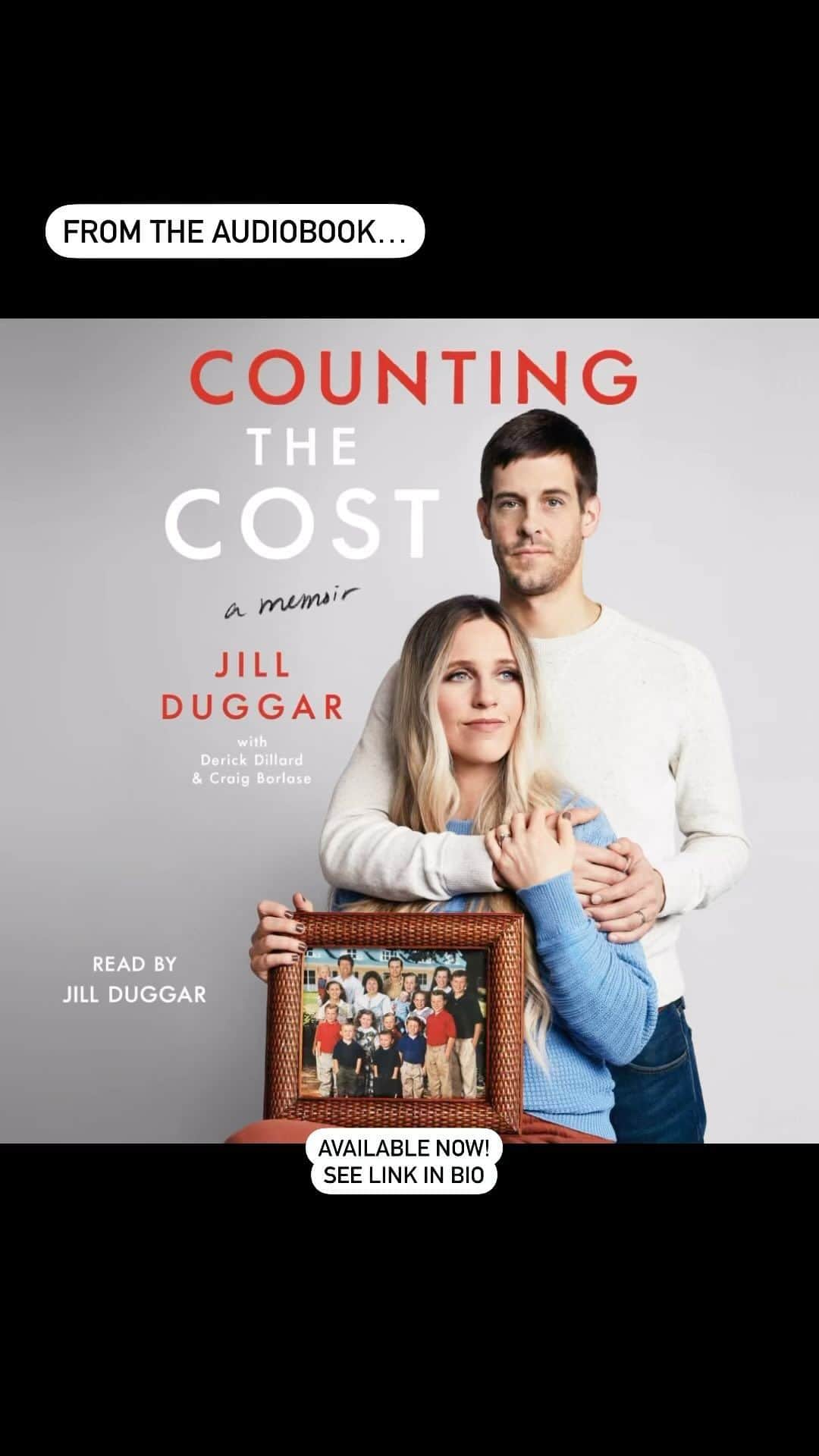 デリック・ディラードのインスタグラム：「📚🎙️A clip from our audiobook #countingthecost ⬆️Available now at link in my bio or here➡️: https://bit.ly/3qCP5Ct  @simon.audio @gallerybooks @derickdillard @jillmdillard」