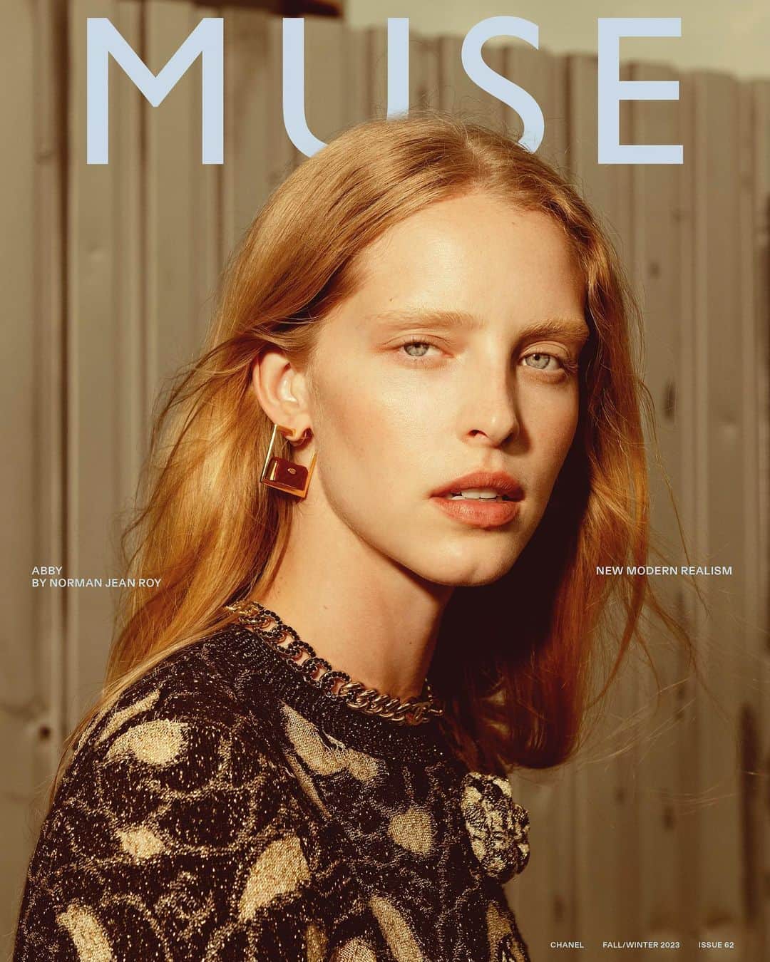 アビー・チャンピオンのインスタグラム：「NEW @musemagazine cover by @normanjeanroy」