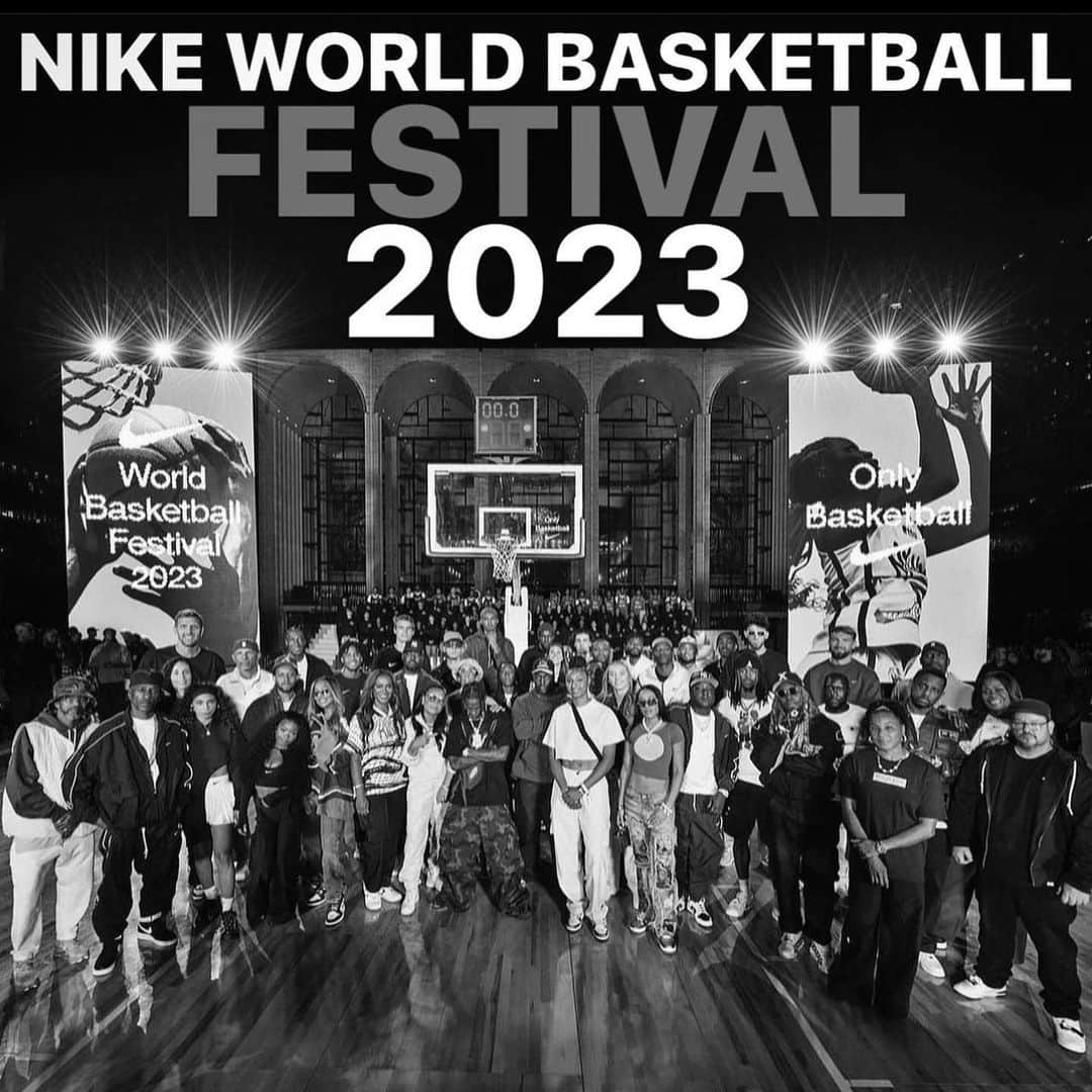 ファボラスのインスタグラム：「Class Picture vibes… 📸  Thanks @nike & Salute @dawniebdub! Had a good time at the 2023 NIKE WORLD BASKETBALL FESTIVAL ☑️ 🌎 🏀 [shot by @_cyrilmasson]」