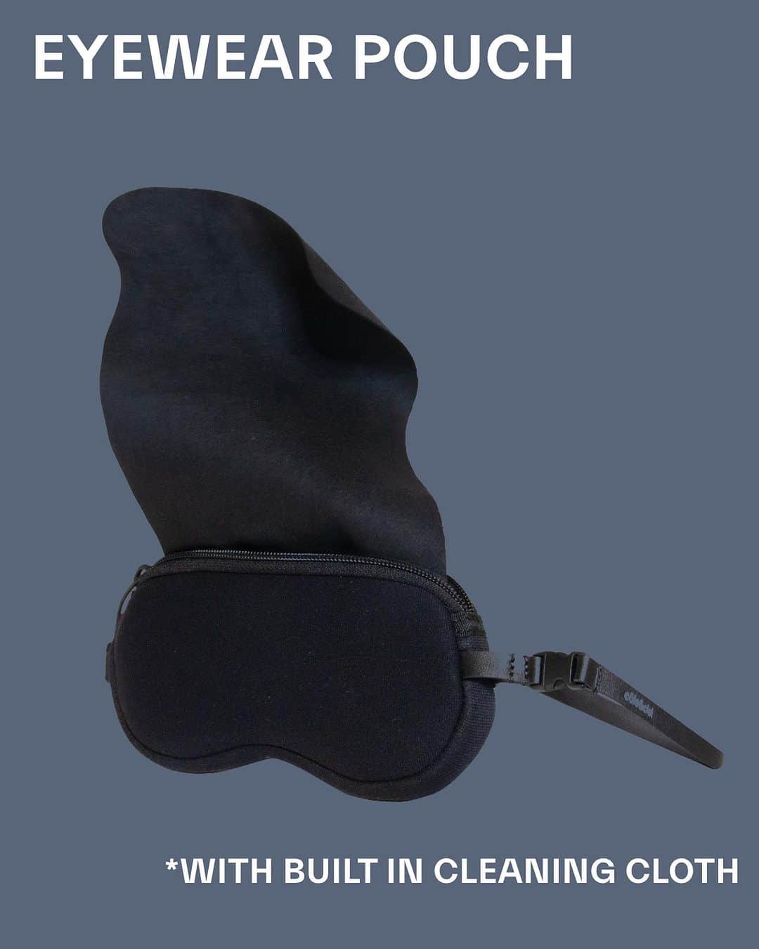 コートエシエルさんのインスタグラム写真 - (コートエシエルInstagram)「A new addition for Fall/Winter ‘23, the Eyewear Pouch comes with a built-in cleaning cloth for your sunglasses and keeping your view clear.  A plastic buckle allows the pouch to be attached onto côte&ciel bags, or the lanyard, for easy access.   Available now from www.coteetciel.com」9月20日 23時57分 - coteetciel