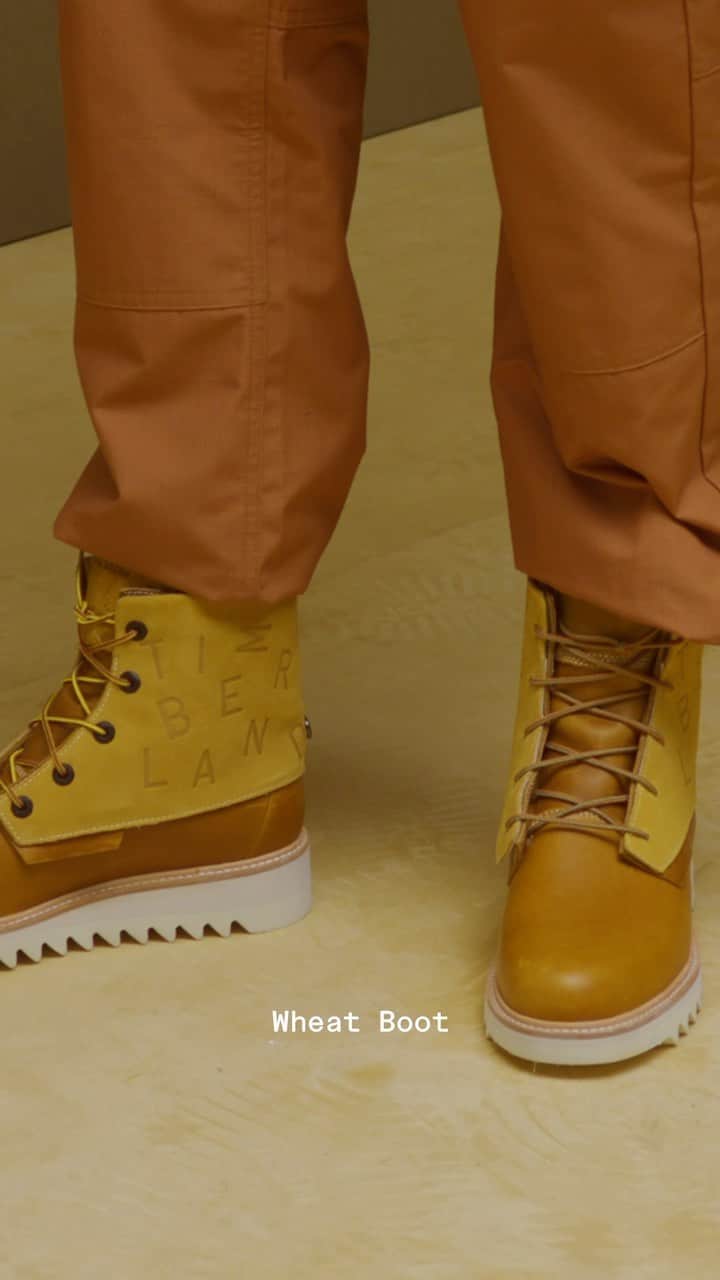 ティンバーランドのインスタグラム：「Take a look into how artist Nina Chanel Abney celebrates the legacy of the Original Timberland® Boot in its 50th anniversary and fuses her distinctively bold, contemporary style into her Future73 capsule.   The future of workwear is redesigned and refreshed in the Timberland x Nina Chanel Abney Future73 collection.   Available in men’s and women’s sizes now.   #FUTURE73  #TIMBERLAND50  #BUILTFORTHEBOLD」