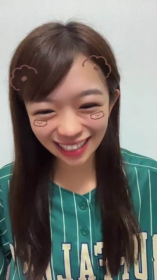 岡村茉奈のインスタグラム：「オリックス優勝🤭♥️」
