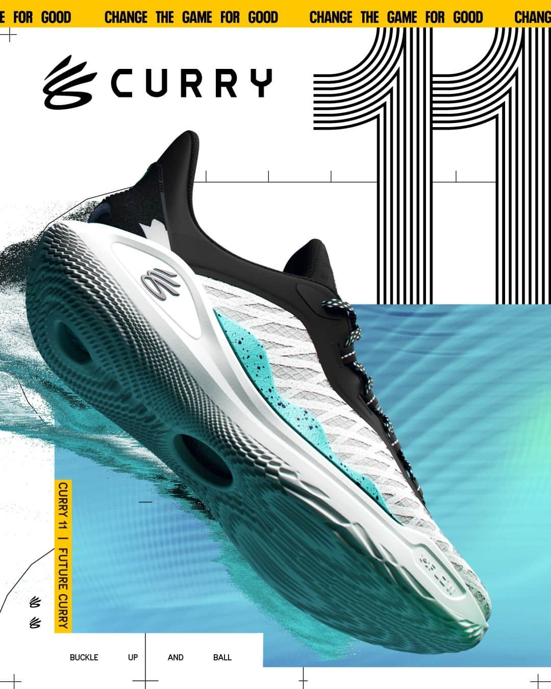 Under Armourのインスタグラム：「. ステフィンからインスピレーションを受け 未来を行くデザイン  #カリー11「FUTURE CURRY」 DROPPING 2023.9.28  #Curry11 #カリーブランド  #アンダーアーマー」