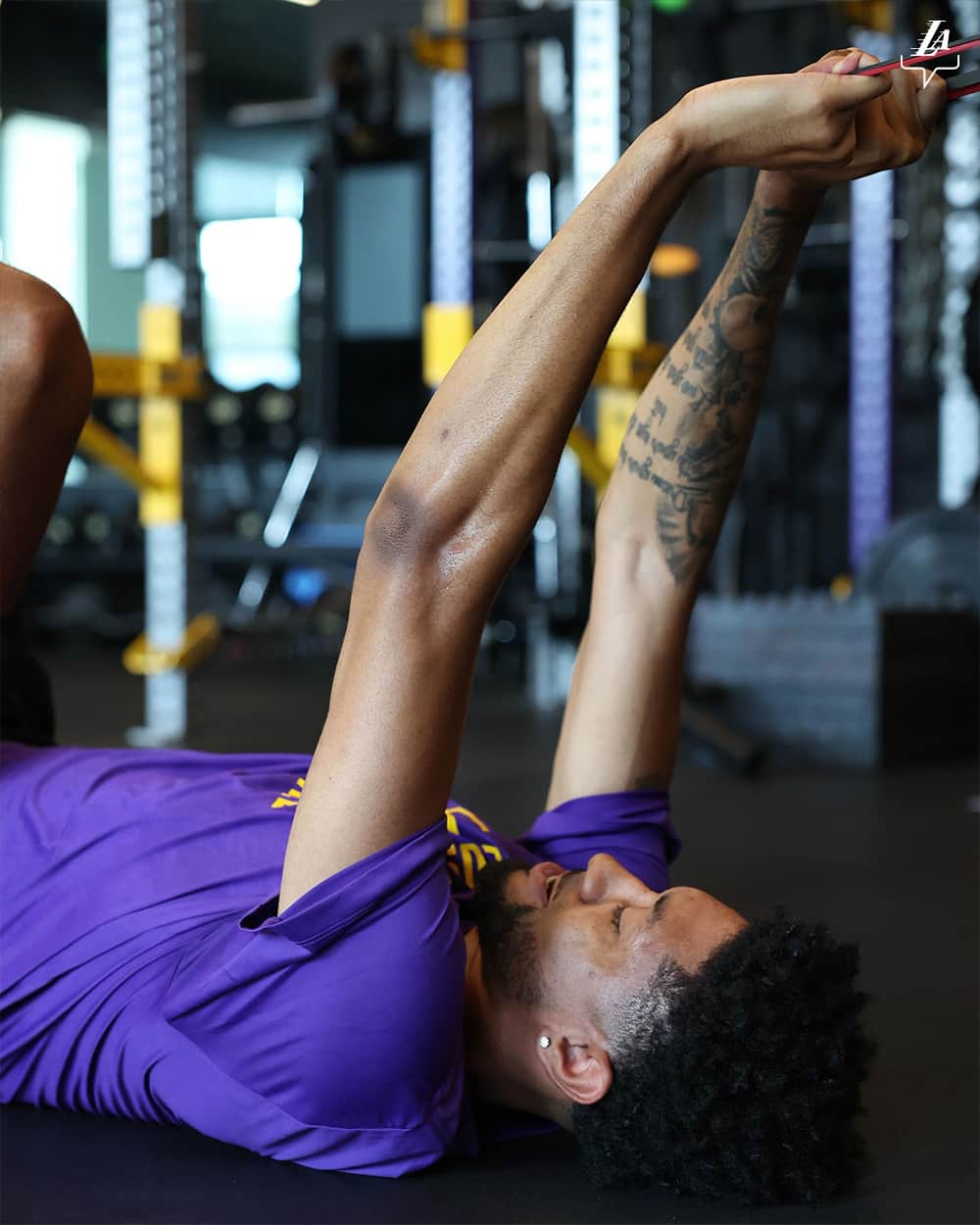 Los Angeles Lakersさんのインスタグラム写真 - (Los Angeles LakersInstagram)「Hitting the weights.」9月21日 2時53分 - lakers